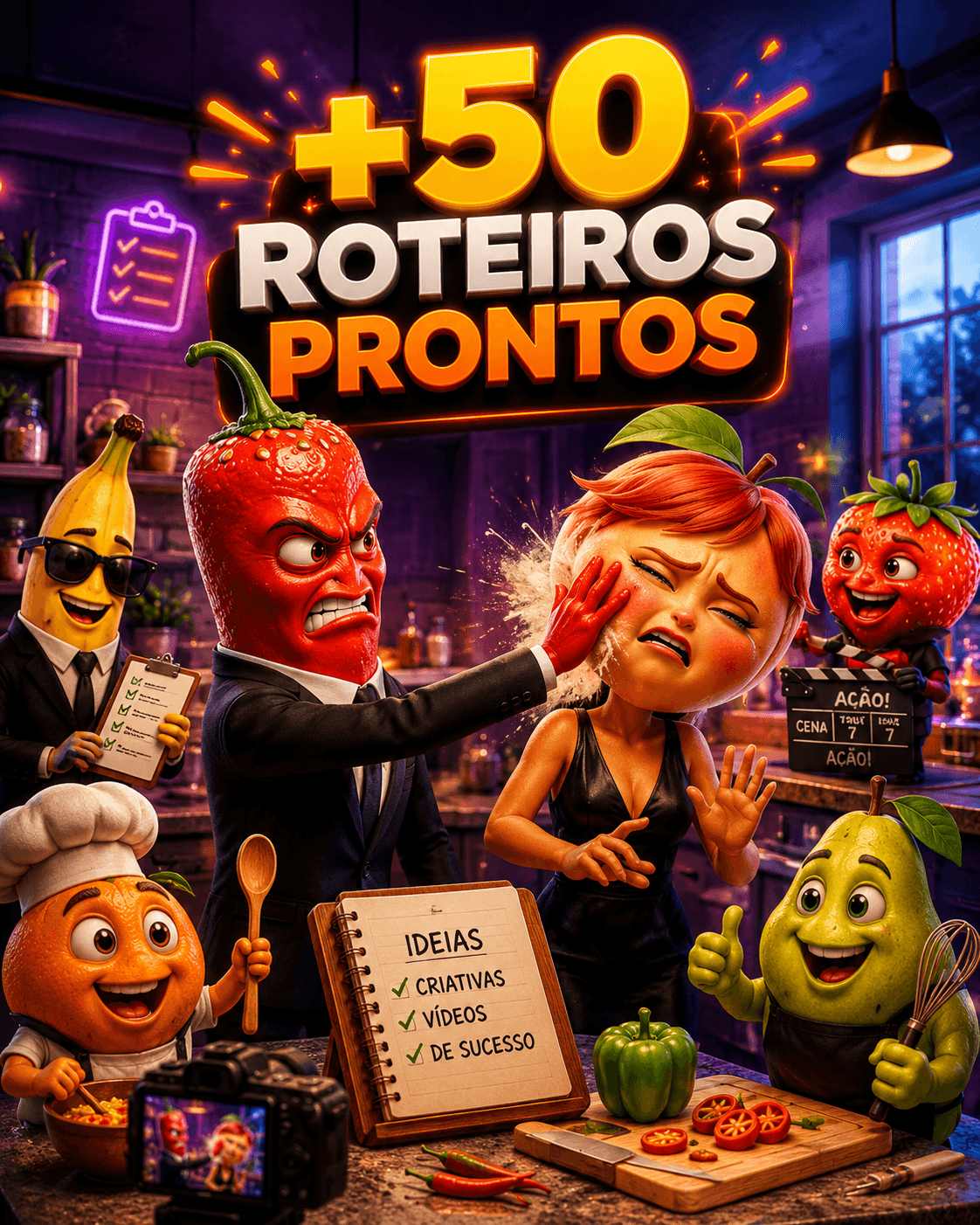 +50 roteiros prontos